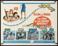 1z241 LAST OF THE SECRET AGENTS 1/2sh '66 Allen & Rossi, will spying ever be the same again!