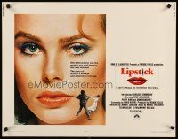 1z253 LIPSTICK 1/2sh '76 super close up of sexy Margaux Hemingway, story of a woman's revenge!