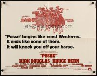 1z343 POSSE 1/2sh '75 Kirk Douglas, it begins like most westerns but ends like none of them!