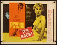 1z351 PSYCHO style A 1/2sh R65 sexy half-dressed Janet Leigh, Anthony Perkins, Alfred Hitchcock!