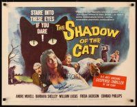 1z397 SHADOW OF THE CAT 1/2sh '61 sexy Barbara Shelley, stare into its eyes if you dare!
