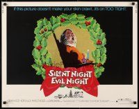 1z407 SILENT NIGHT EVIL NIGHT 1/2sh '75 this gruesome image will surely make your skin crawl!