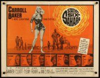1z426 STATION SIX-SAHARA 1/2sh '64 super sexy Carroll Baker is alone with five men in the desert!