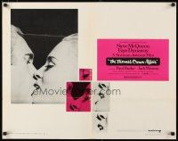1z450 THOMAS CROWN AFFAIR 1/2sh '68 best kiss close up of Steve McQueen & sexy Faye Dunaway!