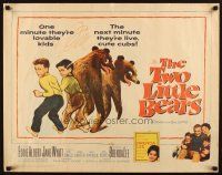 1z463 TWO LITTLE BEARS 1/2sh '61 Eddie Albert, Soupy Sales, Butch Patrick, cute kids become cubs!