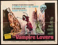 1z473 VAMPIRE LOVERS 1/2sh '70 Hammer, taste the deadly passion of the blood-nymphs if you dare!
