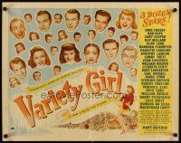1z474 VARIETY GIRL style A 1/2sh '47 all-star cast with three dozen stars in a tremendous show!