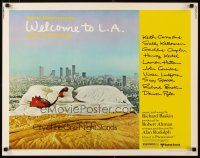 1z484 WELCOME TO L.A. 1/2sh '77 Alan Rudolph, Robert Altman, City of the One Night Stands!