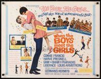 1z489 WHEN THE BOYS MEET THE GIRLS 1/2sh '65 Connie Francis, Liberace, Herman's Hermits!