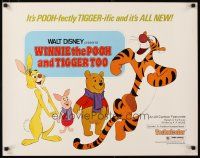 1z499 WINNIE THE POOH & TIGGER TOO 1/2sh '74 Walt Disney, characters created by A.A. Milne!
