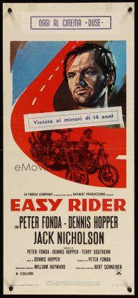 1z804 EASY RIDER Italian locandina R70s Peter Fonda, motorcycle biker classic by Dennis Hopper!