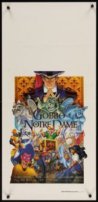 1z831 HUNCHBACK OF NOTRE DAME Italian locandina '96 Walt Disney cartoon from Victor Hugo's novel!