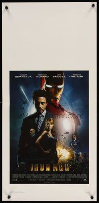 1z837 IRON MAN Italian locandina '08 Marvel, Robert Downey Jr., directed by Jon Favreau!