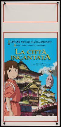 1z904 SPIRITED AWAY Italian locandina '03 Sen to Chihiro no kamikakushi, Hayao Miyazaki anime!