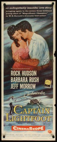 2a135 CAPTAIN LIGHTFOOT insert '55 Rock Hudson, Barbara Rush, filmed entirely in Ireland!