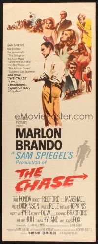 2a142 CHASE insert '66 Marlon Brando, Jane Fonda, Robert Redford, directed by Arthur Penn