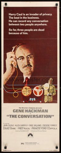 2a161 CONVERSATION insert '74 Gene Hackman is invader of privacy, Francis Ford Coppola directed!