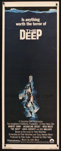 2a187 DEEP insert '77 great art of sexy swimming scuba diver Jacqueline Bisset!