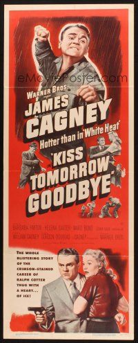 2a361 KISS TOMORROW GOODBYE insert '50 great images of tough James Cagney w/Barbara Payton!