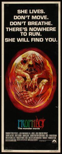 2a516 PROPHECY insert '79 John Frankenheimer, art of monster in embryo by Paul Lehr!