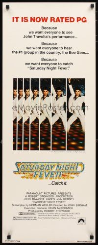 2a576 SATURDAY NIGHT FEVER PG style insert R1979 disco dancer John Travolta in most classic pose!