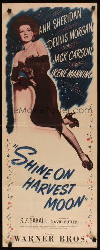 2a609 SHINE ON HARVEST MOON insert '44 full-length image of sexy Ann Sheridan!