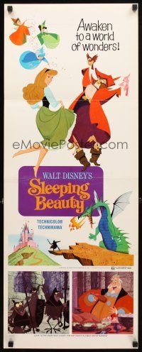 2a620 SLEEPING BEAUTY insert R70 Walt Disney cartoon fairy tale fantasy classic!