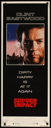 2a680 SUDDEN IMPACT insert '83 Clint Eastwood is at it again as Dirty Harry, great image!