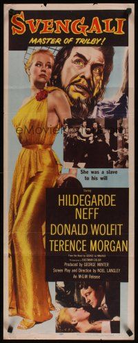 2a689 SVENGALI insert '55 sexy Hildegarde Neff was a slave to the will of crazy Donald Wolfit!