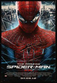 2b038 AMAZING SPIDER-MAN advance DS 1sh '12 Andrew Garfield in title role!