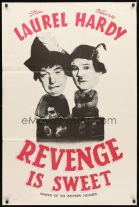 2b068 BABES IN TOYLAND 1sh R60s great image of Laurel & Hardy, Revenge is Sweet!