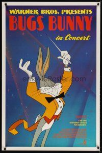 2b133 BUGS BUNNY IN CONCERT 1sh '90 great cartoon image of Bugs conducting orchestra!