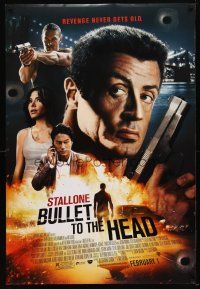 2b138 BULLET TO THE HEAD advance DS 1sh '12 Sylvester Stallone, Sung Kang, revenge never gets old!