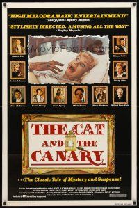 2b156 CAT & THE CANARY 1sh '79 Radley Metzger, Honor Blackman, Michael Callan!