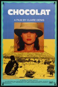 2b170 CHOCOLAT 1sh '88 a film by Claire Denis set in West Africa, cool image!