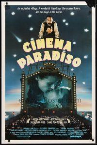 2b176 CINEMA PARADISO 1sh '90 Nuovo Cinema Paradiso, Giuseppe Tornatore, Philippe Noiret!
