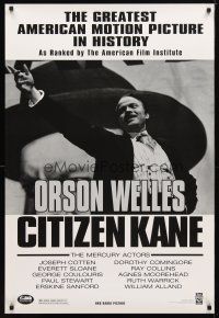 2b177 CITIZEN KANE 1sh R98 some called Orson Welles a hero, others called him a heel!