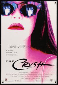 2b208 CRUSH DS 1sh '93 cool image of Alicia Silverstone with Cary Elwes in her sunglasses!