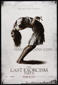2b493 LAST EXORCISM PART II teaser DS 1sh '13 Ashley Bell, creepy image, the second coming!