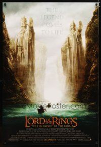 2b511 LORD OF THE RINGS: THE FELLOWSHIP OF THE RING advance DS 1sh '01 J.R.R. Tolkien, Argonath!