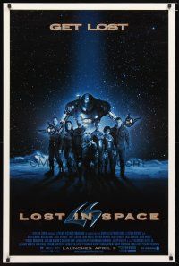 2b515 LOST IN SPACE advance DS 1sh '98 William Hurt, Matt LeBlanc, Heather Graham, Gary Oldman!