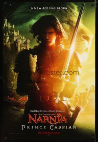 2b619 PRINCE CASPIAN teaser DS English 1sh '08 Ben Barnes in the title role, cool fantasy imagery, Narnia!