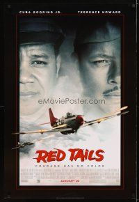 2b643 RED TAILS style C advance DS 1sh '12 Cuba Gooding Jr & Terence Howard as WWII fighter pilots!