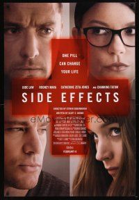 2b691 SIDE EFFECTS DS 1sh '13 Jude Law, Rooney Mara, Catherine Zeta-Jones!