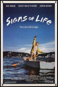 2b692 SIGNS OF LIFE 1sh '89 Beau Bridges, Vincent D'Onofrio, every day is full of magic!