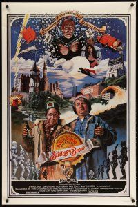 2b744 STRANGE BREW 1sh '83 art of hosers Rick Moranis & Dave Thomas with beer by John Solie!