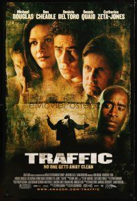 2b782 TRAFFIC 1sh '00 directed by Steven Soderbergh, Benicio Del Toro, drug smuggling!