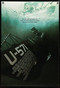 2b795 U-571 DS 1sh '00 Matthew McConaughey, Bill Paxton, Harvey Keitel, cool submarine!