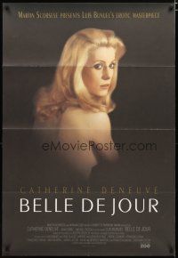 2c074 BELLE DE JOUR DS 1sh R95 Luis Bunuel, close up of sexy Catherine Deneuve!