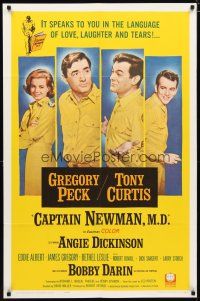 2c140 CAPTAIN NEWMAN, M.D. 1sh '64 Gregory Peck, Tony Curtis, Angie Dickinson, Bobby Darin